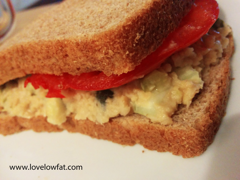 vegan tuna salad sandwich