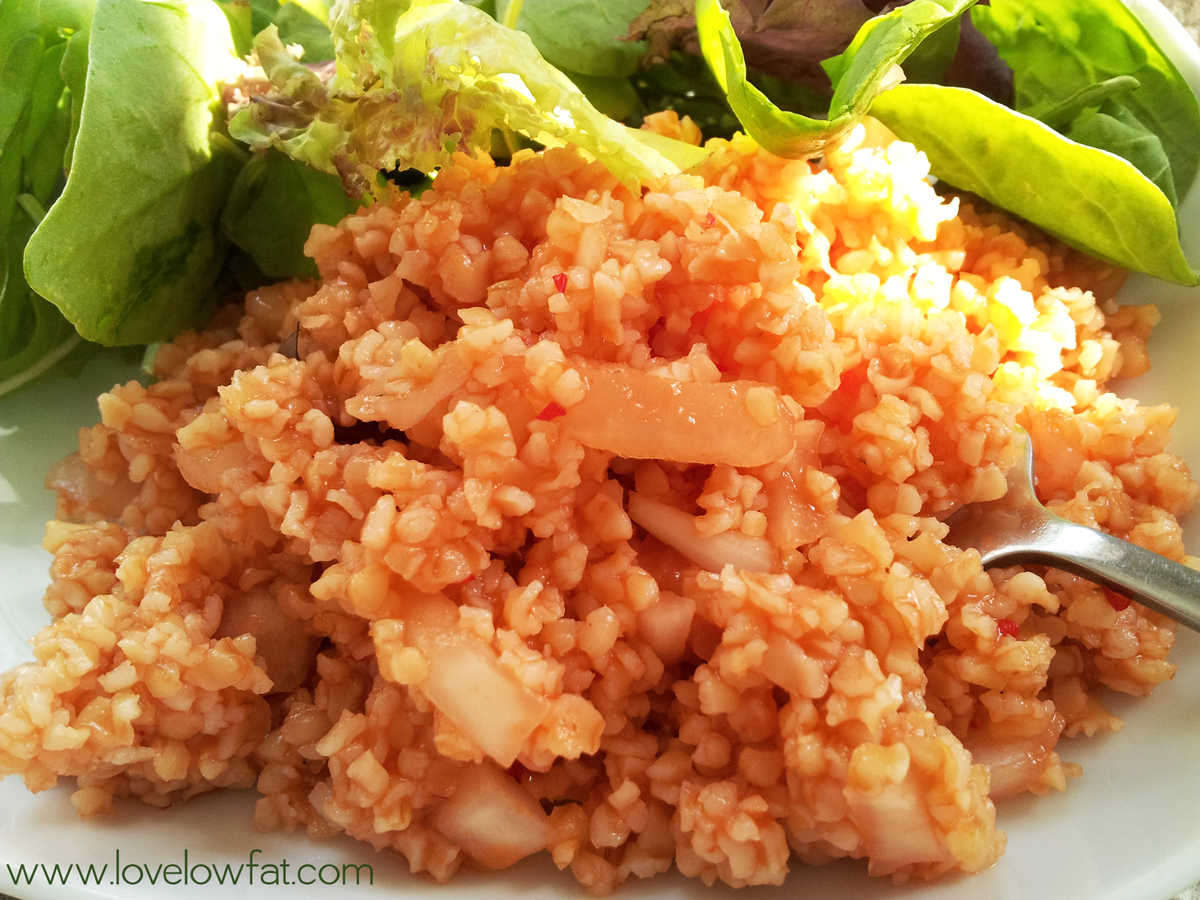 bulgur recipe - low fat